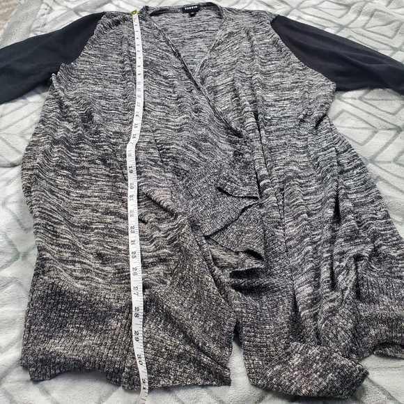 Torrid marled knit draped waterfall cardigan Size 2 - Picture 5 of 6